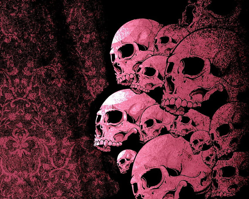 Pink Skull  Pink skull Pink and Blue Skull HD phone wallpaper  Pxfuel