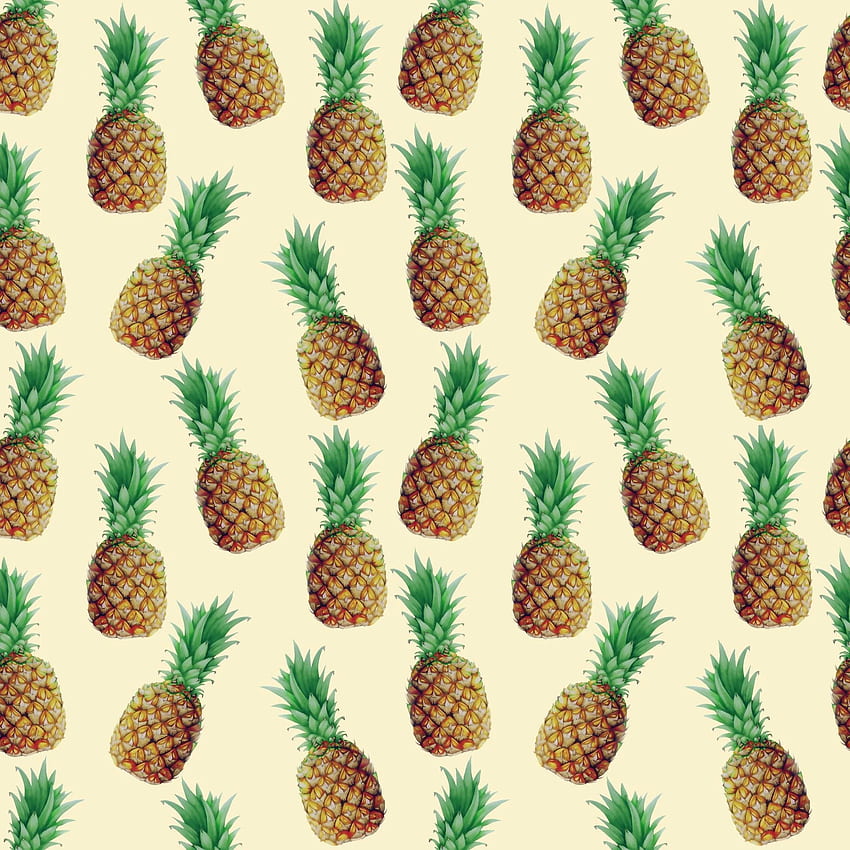 Pineapple Pattern Stock - Public Domain, Green Pineapple HD phone wallpaper