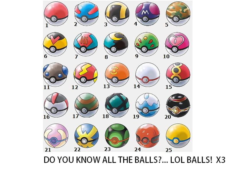 LOL BALLS X3, monster saku, lol, bola, pokeball, x3, pokemon Wallpaper HD