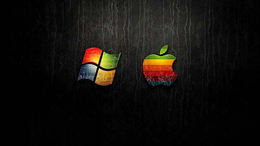 Windows vs apple mac macintosh windows . Elma HD duvar kağıdı