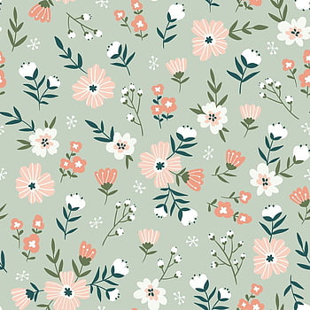 Pastel green floral HD wallpapers | Pxfuel