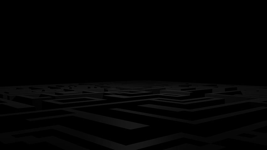 Dunkles Labyrinth, dunkles Futuristisch HD-Hintergrundbild