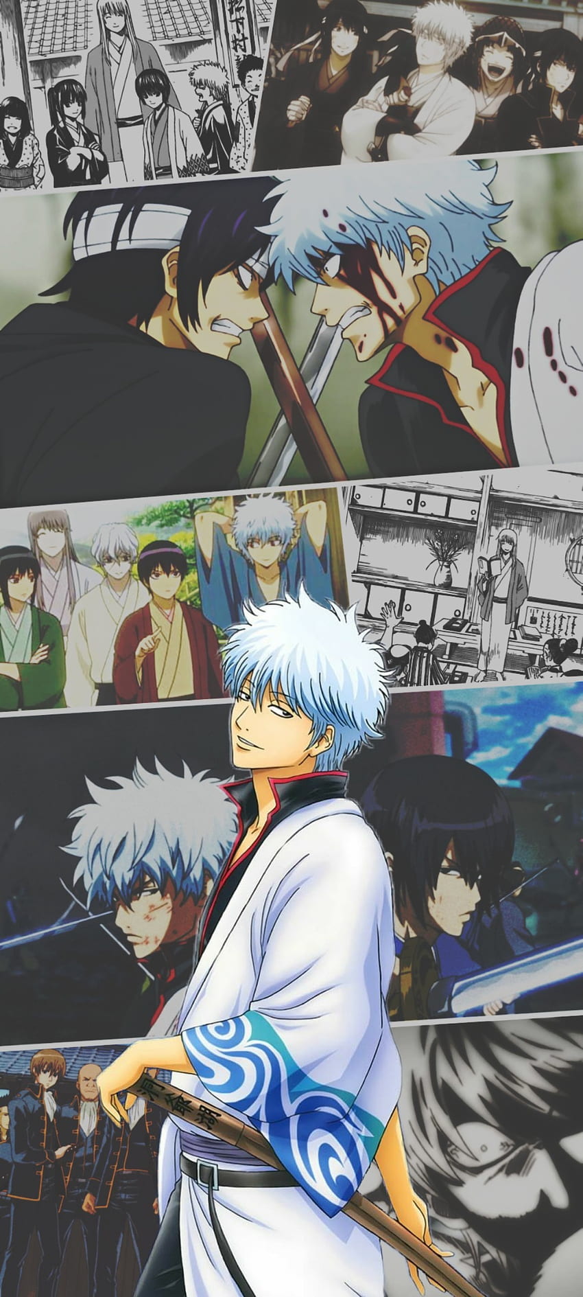 Gintama, Art, Anime HD phone wallpaper