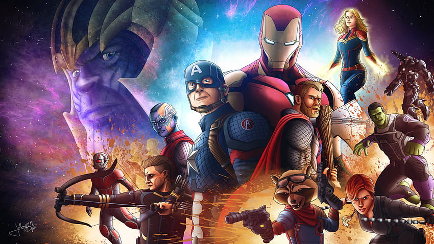 Artwork Avengers Animated HD wallpaper | Pxfuel