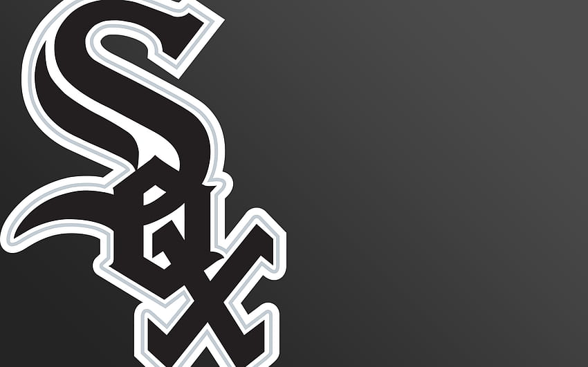 logotipos pretos da mlb de beisebol de chicago chicago white sox – papel de parede HD