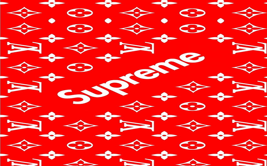 Supreme Louis Vuitton fo, LV Supreme Logo HD wallpaper | Pxfuel