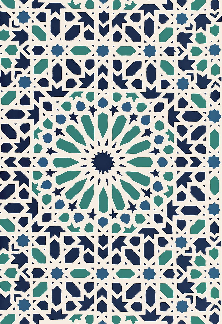 Nasrid Palace Mosaic Flower . Byzantium. Wallcoverings, Islamic Mosaic HD phone wallpaper