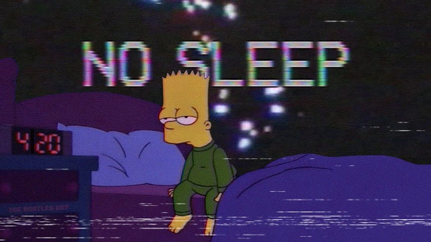 Download Sad Bart Simpsons Alone Wallpaper