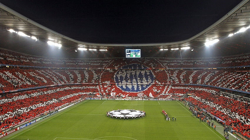 allianz arena , background, Bayern Munich HD wallpaper