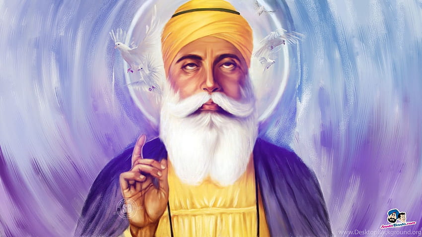 Latar Belakang Guru Nanak Dev Ji, Guru Nanak Ji Wallpaper HD