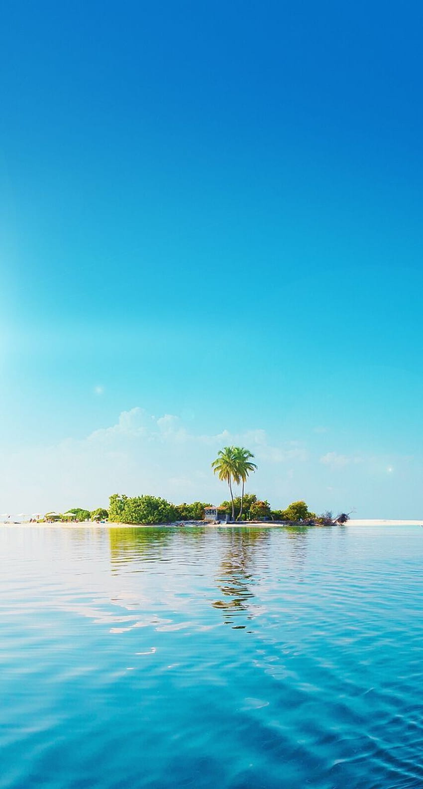 Heutzutage sieht man selten so kristallklares Wasser. Insel, Strand, schöne Inseln HD-Handy-Hintergrundbild