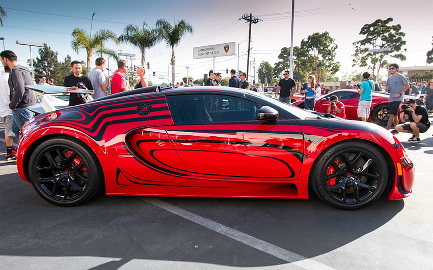 Bugatti Vernon, Vernon, Bugatti, 自動車, 赤 高画質の壁紙