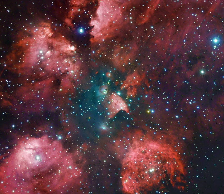 La Nebulosa Pata de Gato, espacio, nebulosa, pata de gato, rojo fondo de pantalla