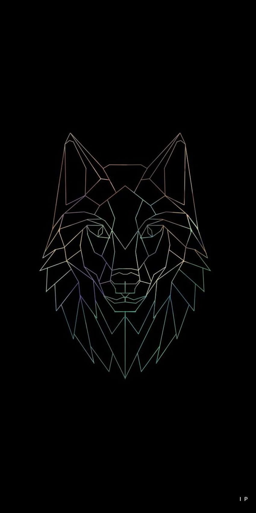 My attempt to create a mobile . A geometric wolf, Geometric Animal Wolf HD  phone wallpaper | Pxfuel