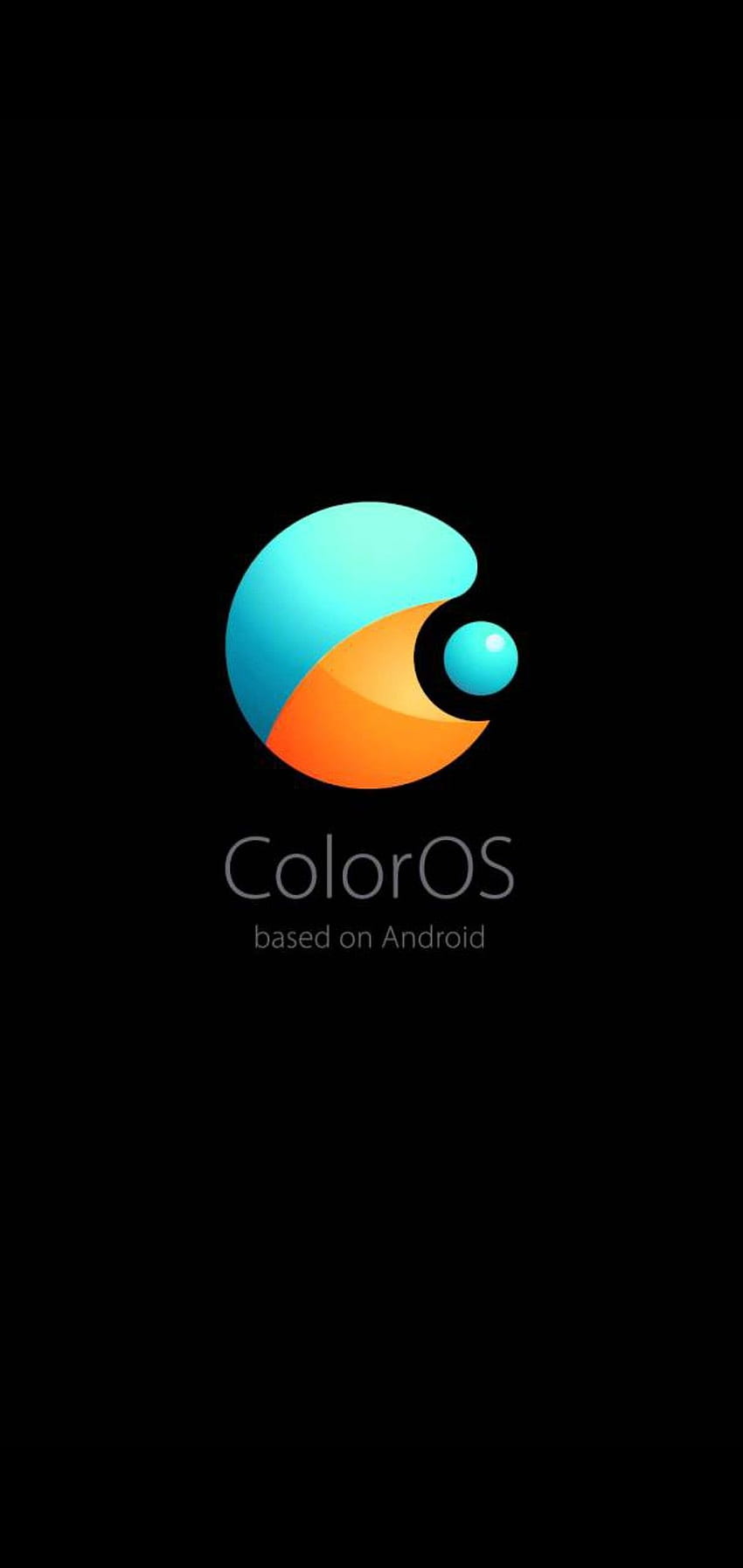 Color os for oppo black background. ponsel, Seni, Ponsel, Oppo Logo HD phone wallpaper