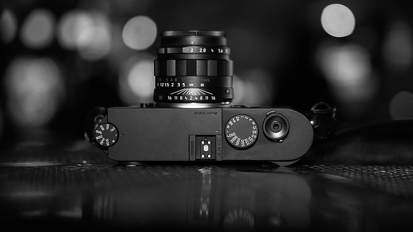 Manos a la obra con la cámara monocromática en blanco y negro M10 en blanco y negro de Leica fondo de pantalla