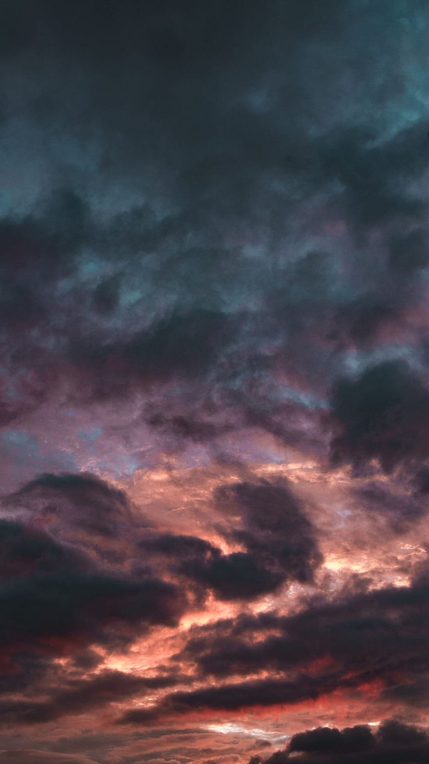 Awan, Langit, Mendung, Gelap, Terang - -, Langit Malam Berawan wallpaper ponsel HD
