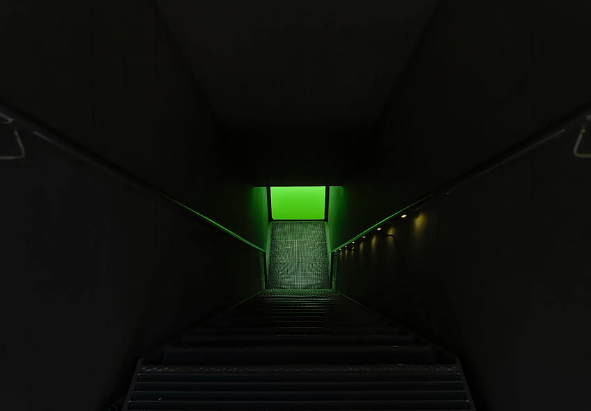 Dark, Illumination, Backlight, Stairs, Ladder, Steps HD wallpaper