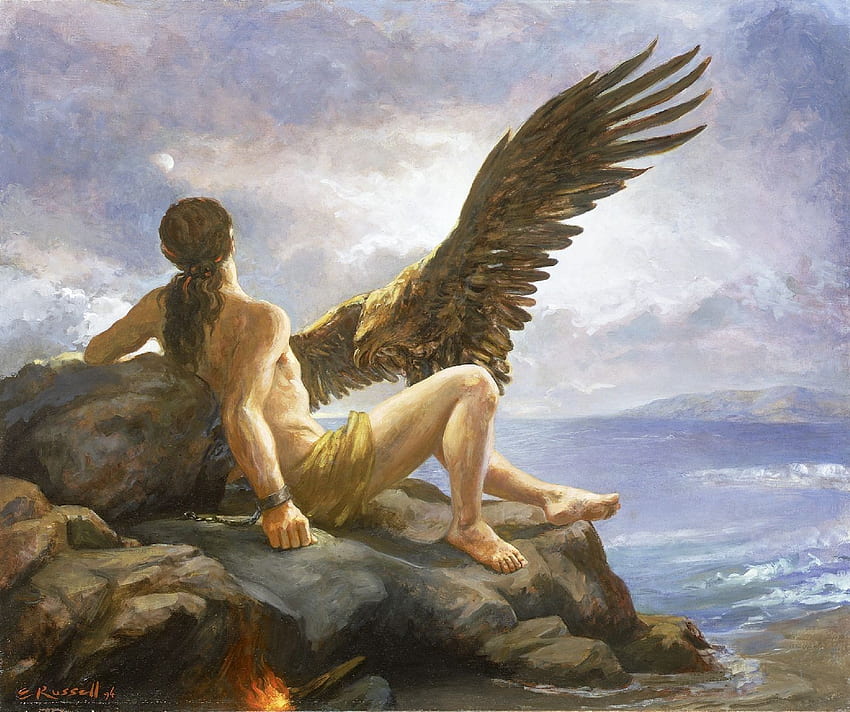 Prometheus mythology , Background, Greek Prometheus HD wallpaper