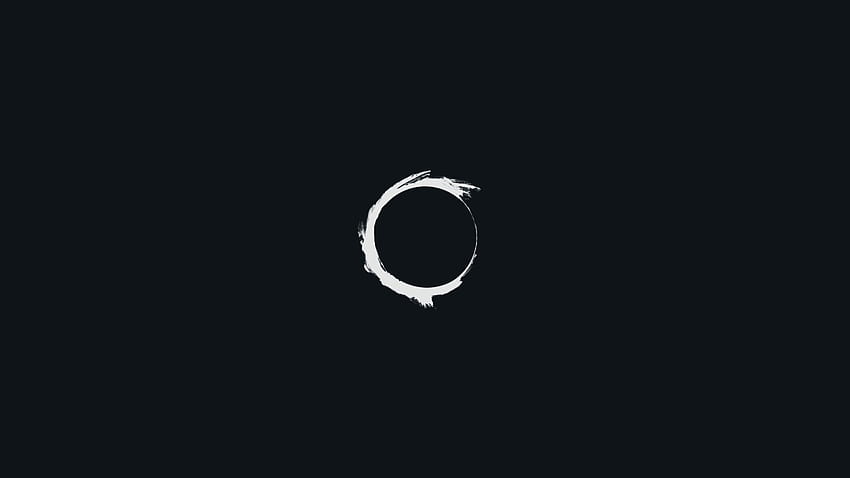 minimalism simple black circle gray olafur arnalds JPG 42 kB. Mocah, Dark Simple HD wallpaper