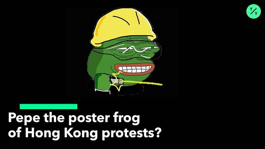 Pepe は香港で新しい役割を果たしました。Pepe the Frog 高画質の壁紙