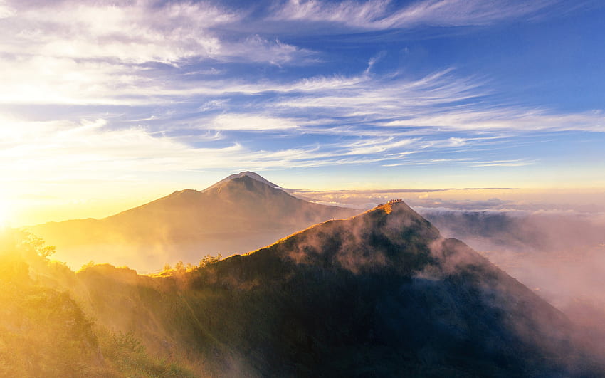 Gunung Agung, , stratovolcano, Mount Agung HD wallpaper