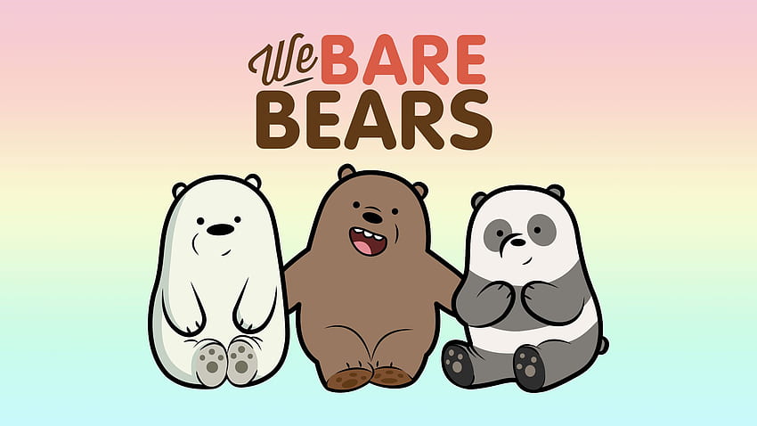 We Bare Bears / Mobile & Vector Ai / EPS. We bare bears , We bare bears, Bare bears, Kawaii Bear Laptop HD wallpaper