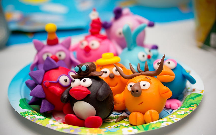 Spielzeug, Smeshariki, Verschiedenes, Sonstiges, Kind, Kindisch, Cartoons, Plastilin HD-Hintergrundbild