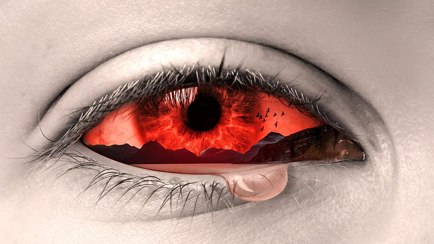 Blood Eye, Bloody Eye HD wallpaper