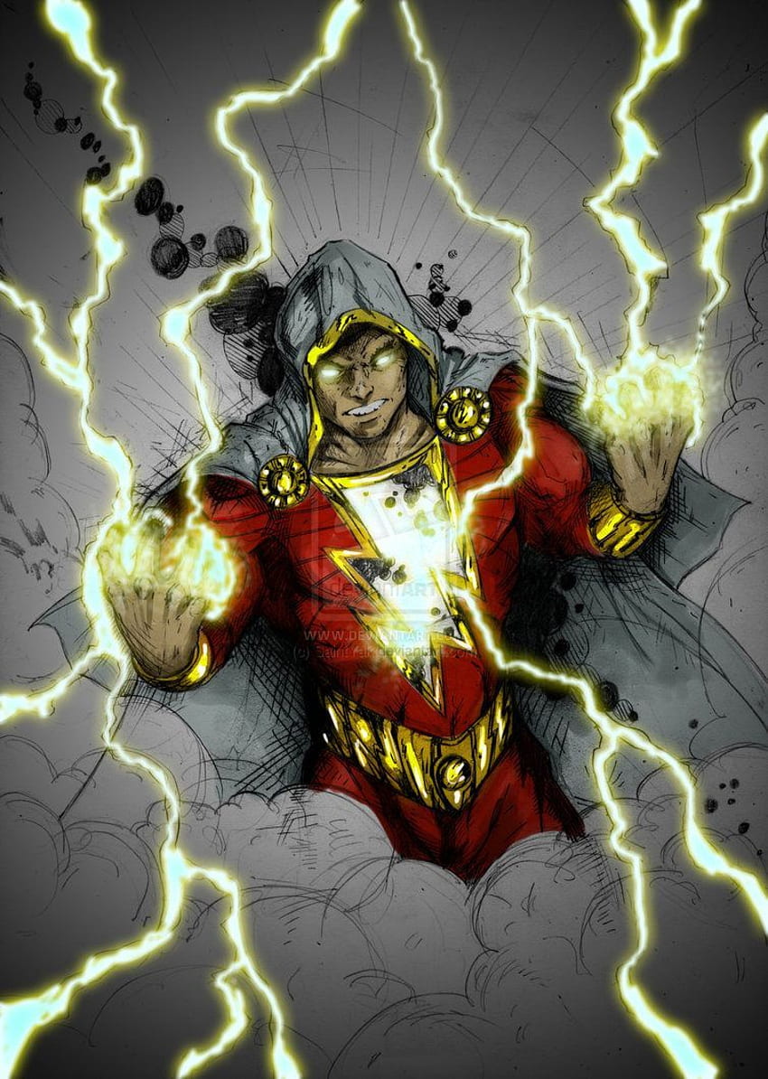 Ново 52 Shazam!. Captain Marvel shazam, Dc comics art, комикс Shazam HD тапет за телефон