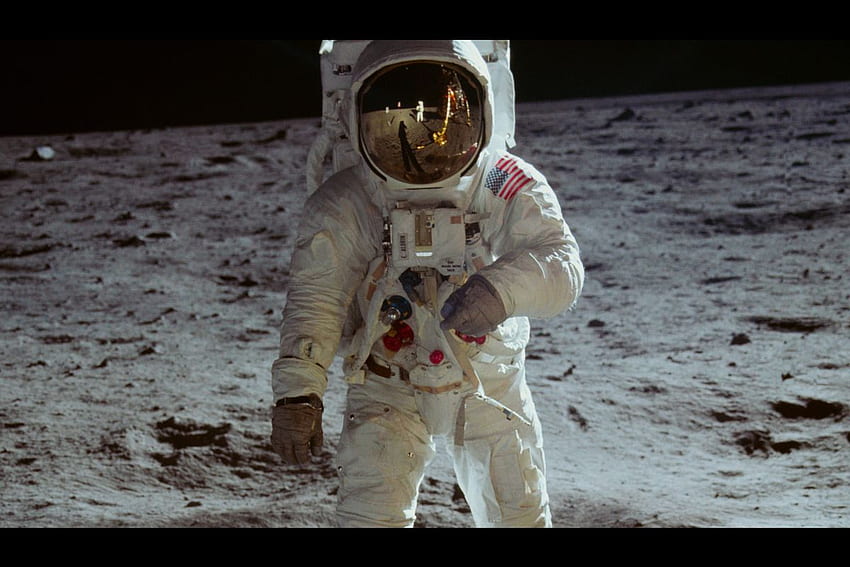 Apollo 11 incelemesi: aya iniş, NASA Moon'u görmenin gerçekten çarpıcı yeni bir yolu HD duvar kağıdı