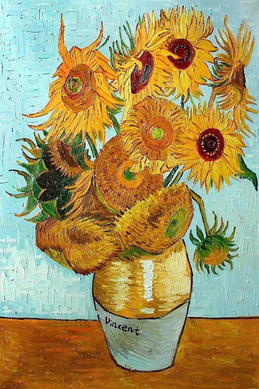 Van Gogh - Sunflowers HD phone wallpaper
