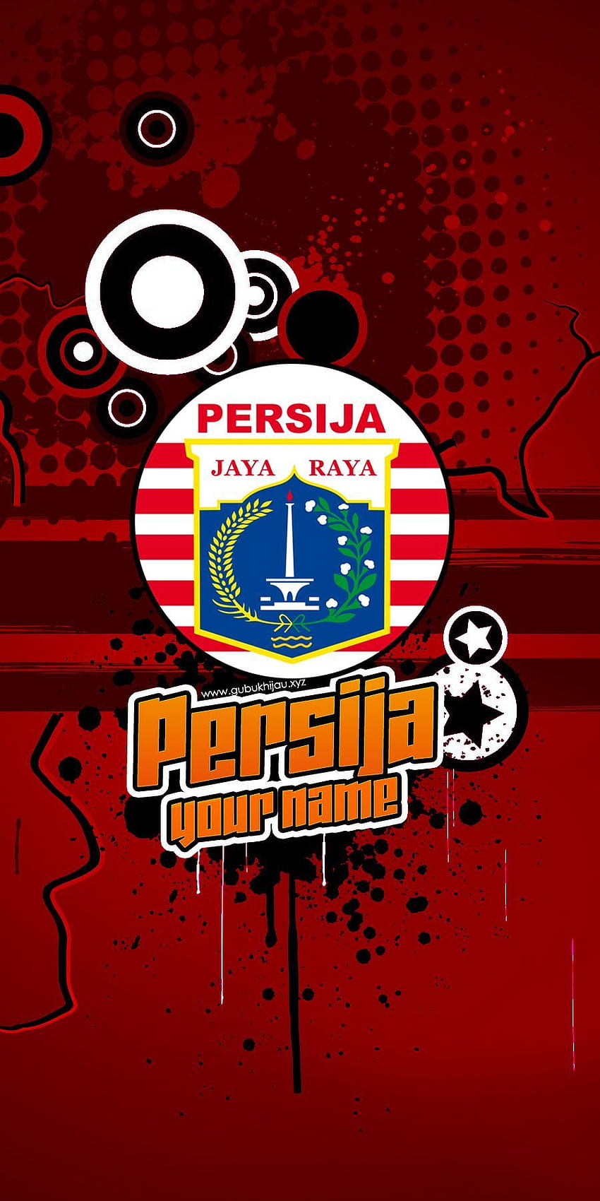 PERSIJA DAS BESTE. wa, Sport-Trikot-Design, Persija Jakarta HD-Handy-Hintergrundbild