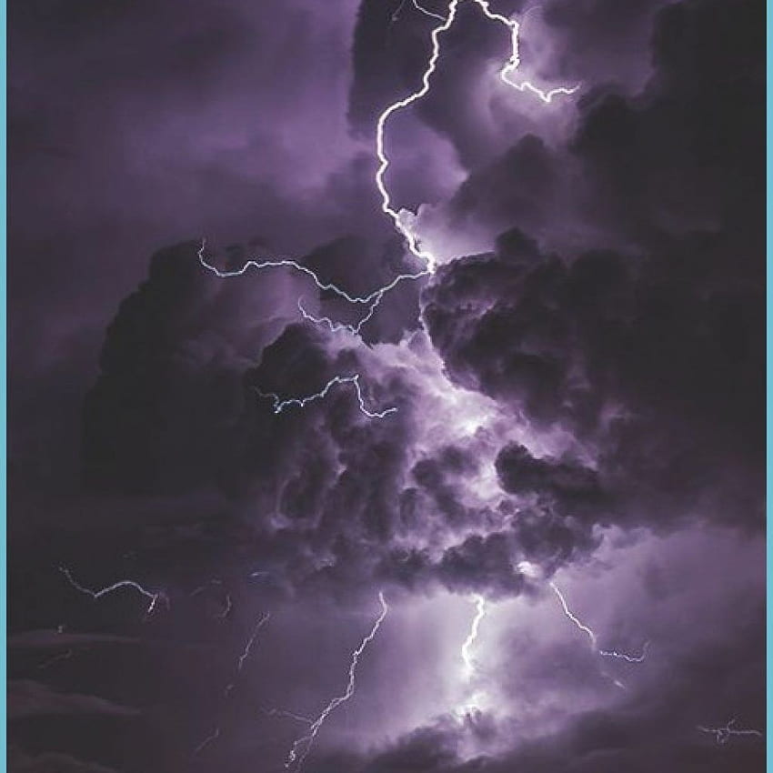 Purple Lightning Aesthetic Aesthetic Thunder Hd Phone Wallpaper Pxfuel