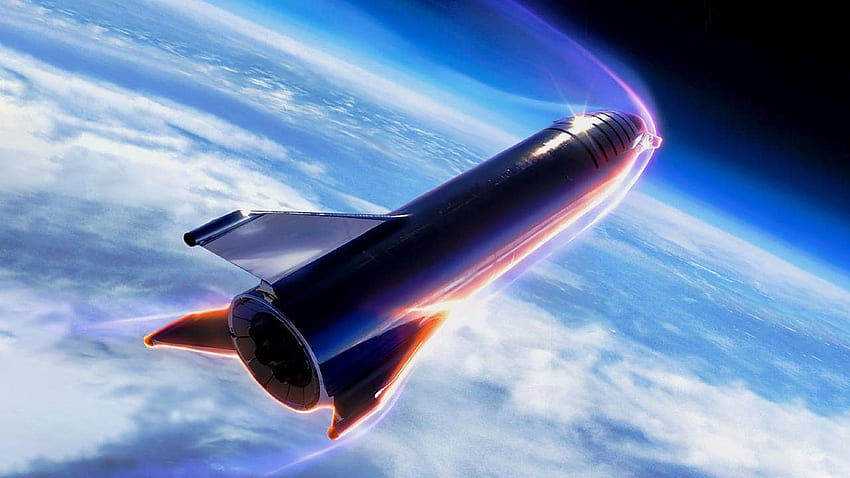 Elon Musk is building his Mars rocket 'ark', Starship 1, Spacex Starship HD wallpaper