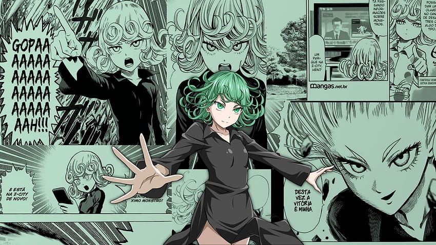 Tatsumaki one punch man manga personnage héros. . 1096193 Fond d'écran HD