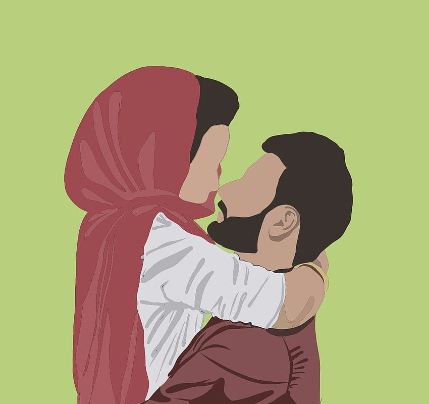 Muslim couple cartoon HD wallpapers | Pxfuel