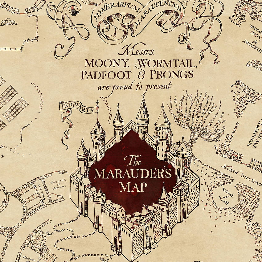 Telefono Mappa del Malandrino - Scaricabile, Hogwarts Sfondo del telefono HD