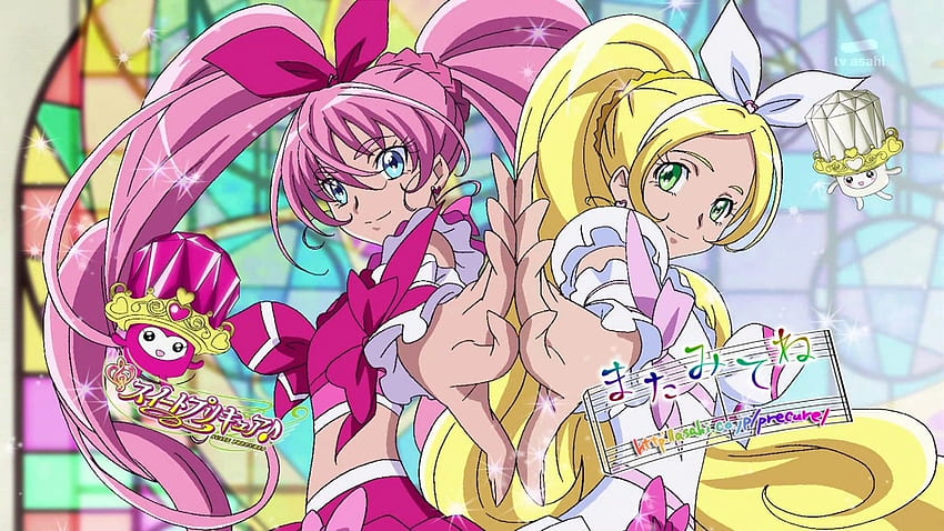 Desktop Wallpapers Fresh Precure! Anime female 3412x2318