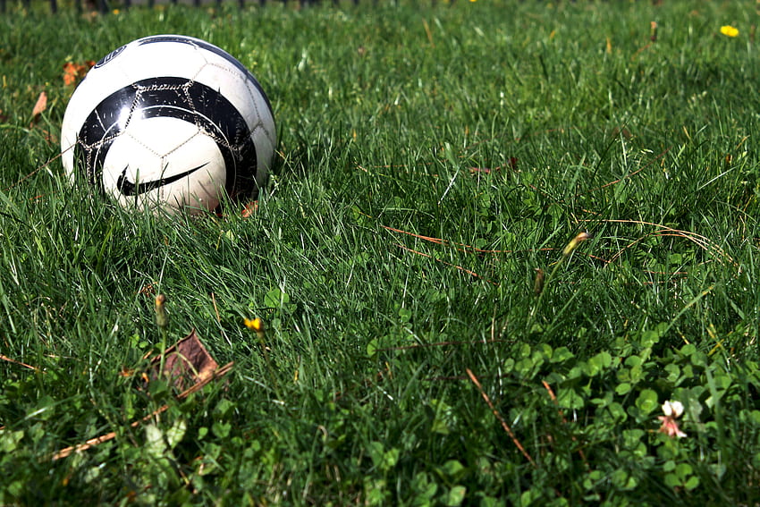 Спорт, трева, футбол, Nike, футболна топка HD тапет