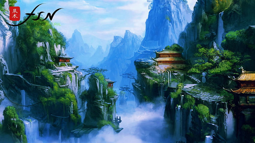 Feng Shui, Chinese Mountain HD wallpaper | Pxfuel