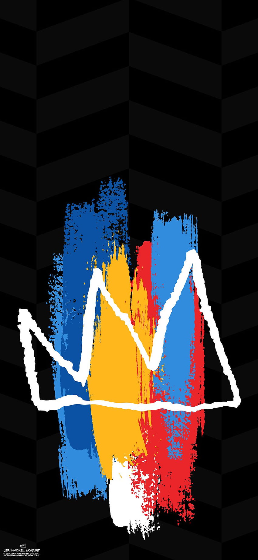 Brooklyn Nets - frische neue City Edition uni bedeutet frische neue City Edition, Basquiat Crown HD-Handy-Hintergrundbild