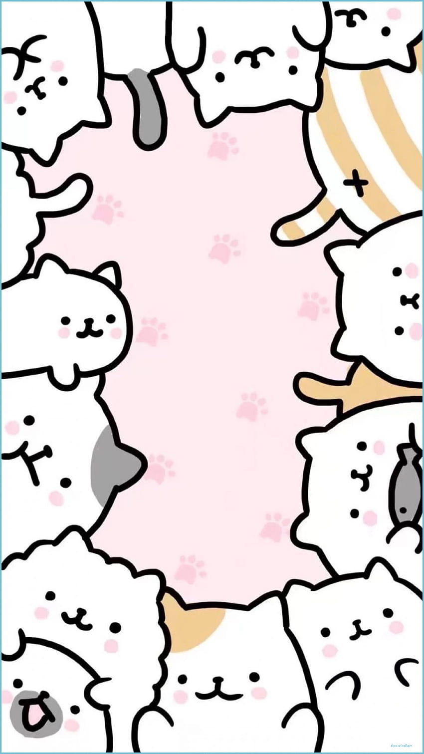 Papéis De Parede De Gato Kawaii Oyun Yok Sevimli Kedi - Kawaii Kedi, Mochi HD telefon duvar kağıdı
