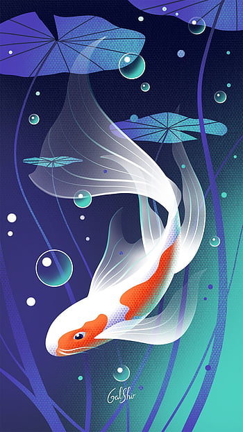 koi fish wallpaper for iphone