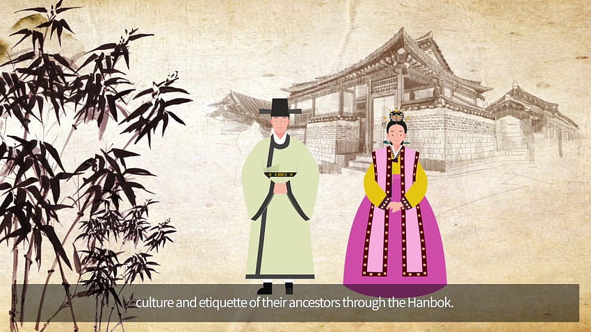 HANBOK, traditionelle koreanische Kleidung, koreanischer Hanbok HD-Hintergrundbild