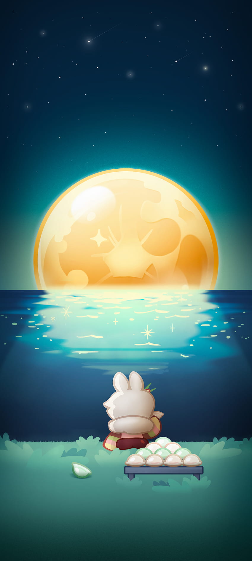 Moon Rabbit Cookie - Cookie Run - Mobile Anime Board, 1440x3200 Anime HD phone wallpaper
