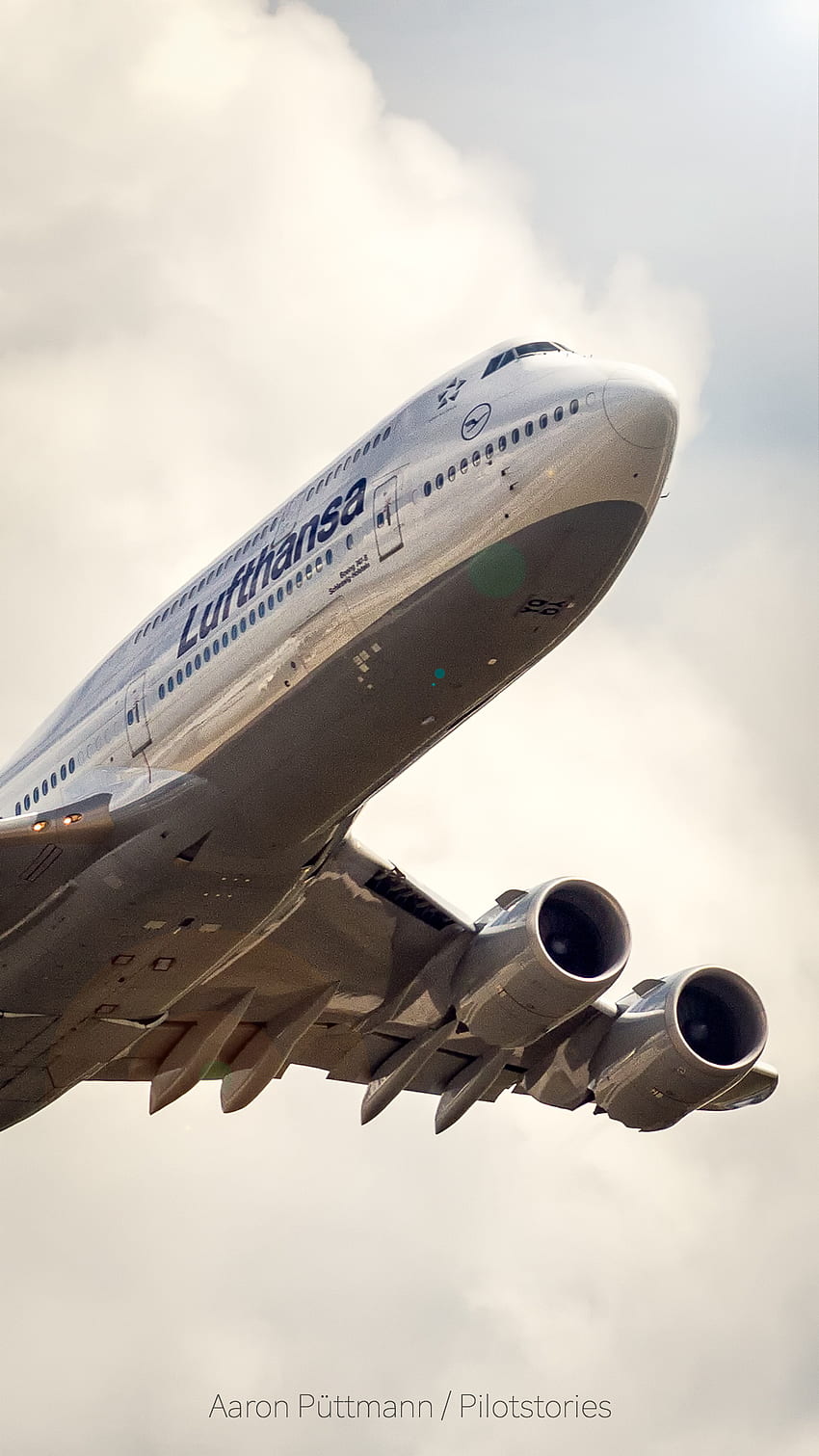 Lufthansa Boeing 747 8 Fürs Handy Boeing 747 IPhone Tip Tapeta na telefon HD
