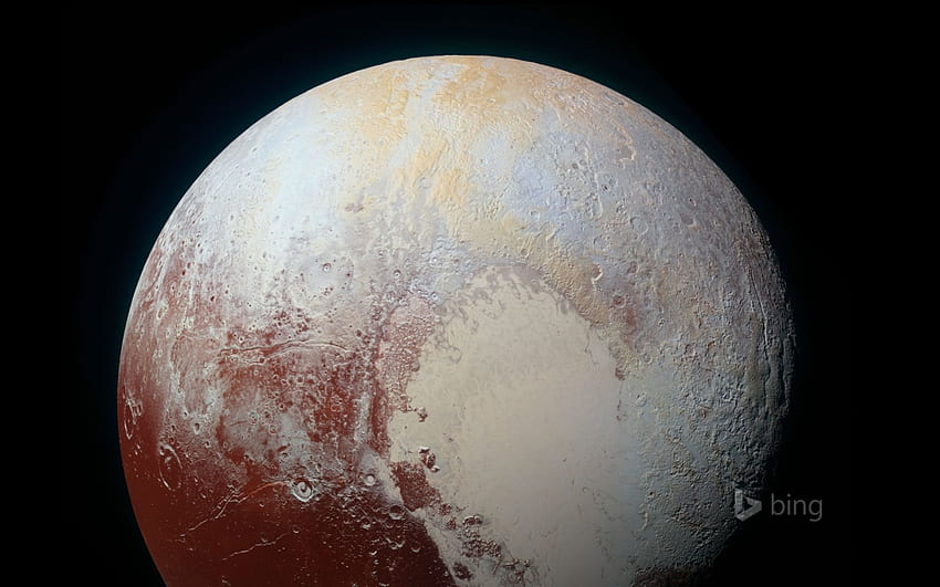 Eine verzauberte Farbe von Pluto, von, , verzaubert, Farbe, Pluto, A HD-Hintergrundbild