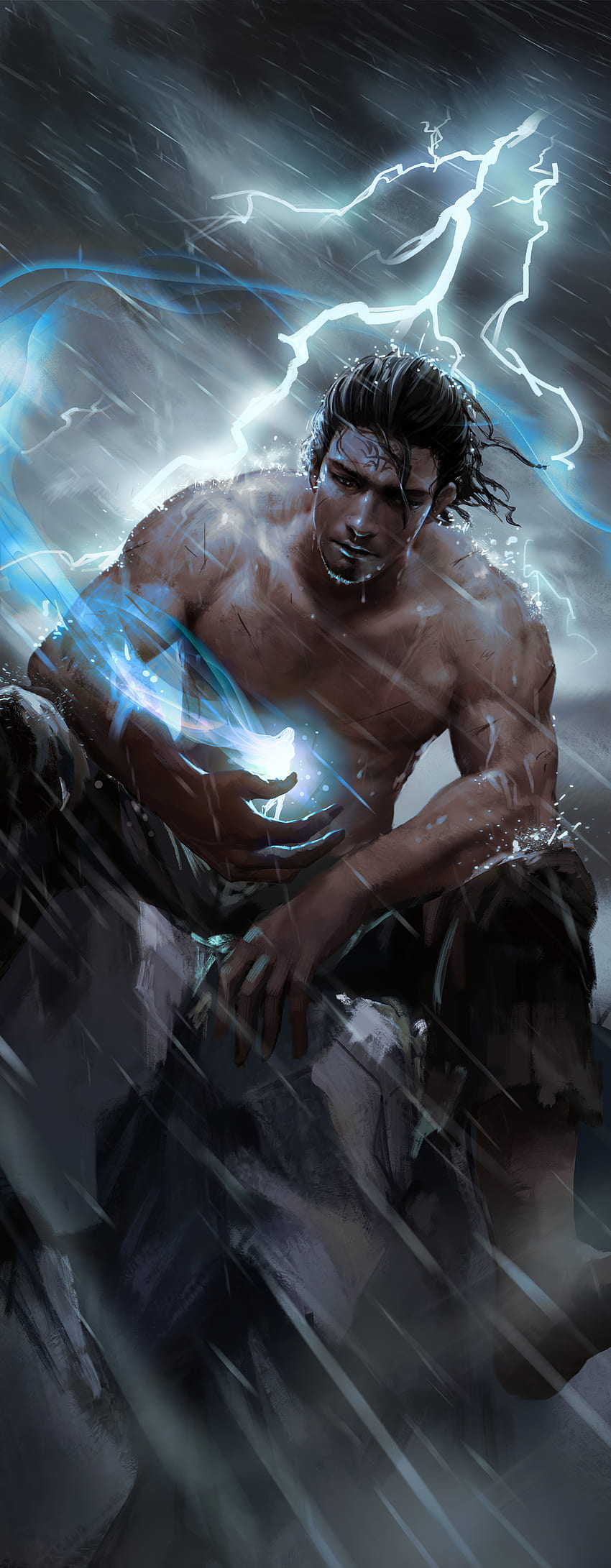 Kaladin Stormblessed by Kay Huang (Reimagined): Stormlight_Archive HD phone wallpaper