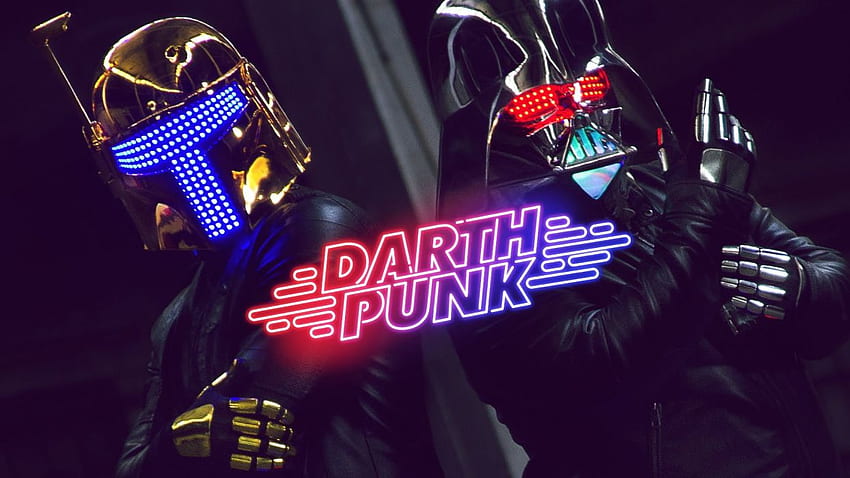 DAFT PUNK dubstep electro house dance disco electronic robot, Neon Punk HD wallpaper